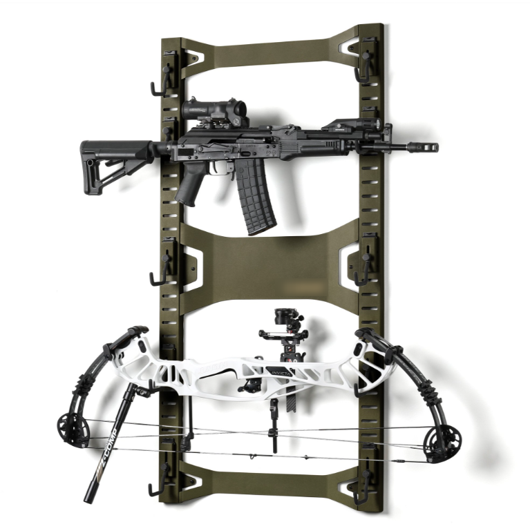 Horizontal Wall Rack w/ 10 Hooks