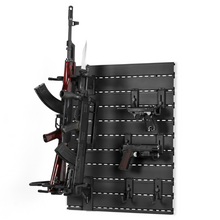 Load image into Gallery viewer, Wall Rack System - 5 Panels w/ 3 Rifle &amp; 6 Hooks