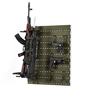 Wall Rack System - 5 Panels w/ 3 Rifle & 6 Hooks