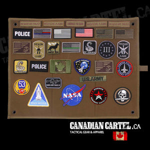 Hanging Roll-Up Morale Patch Board