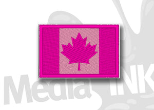 Canada Flag Hot Pink/Pink