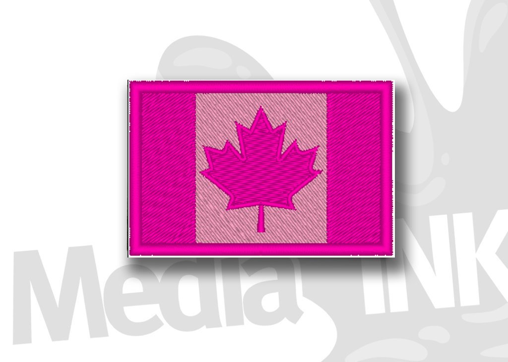 Canada Flag Hot Pink/Pink