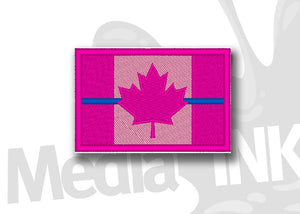 Canada Flag Hot Pink/Pink