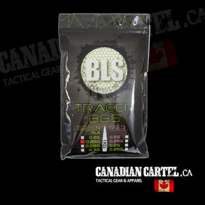 Perfect Airsoft .25g BIO Tracer BBs Green (4000ct)