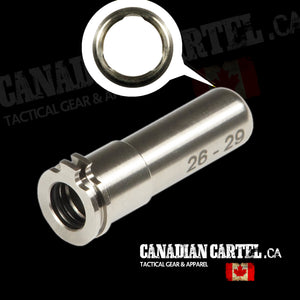 CNC Titanium Adjustable Air Seal Nozzle for Airsoft AEG Series