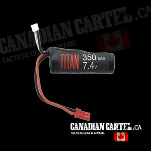 Titan Power 7.4v 350mah HPA Battery JST Lithium Ion