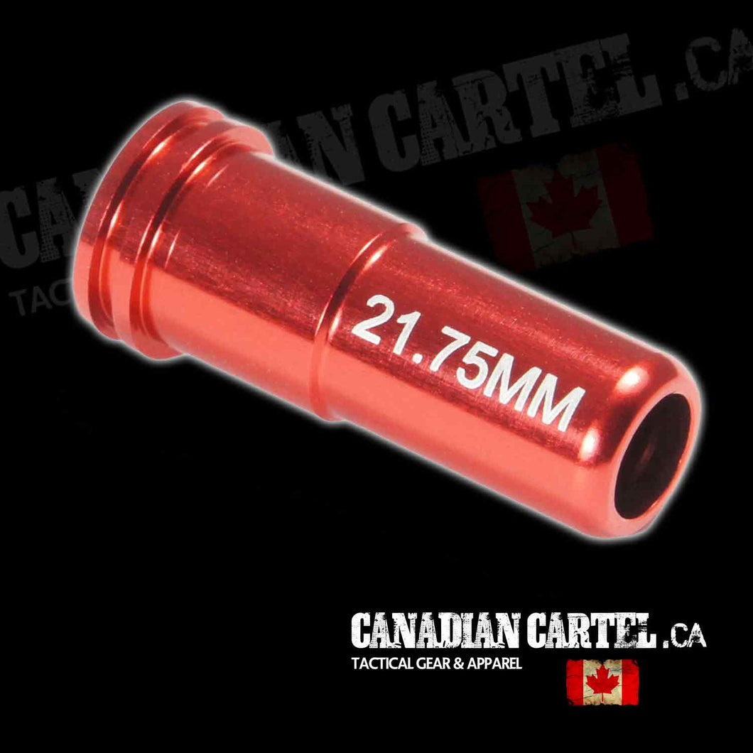CNC Aluminum Double O-Ring Air Seal Nozzle (21.75mm) for Airsoft AEG Series