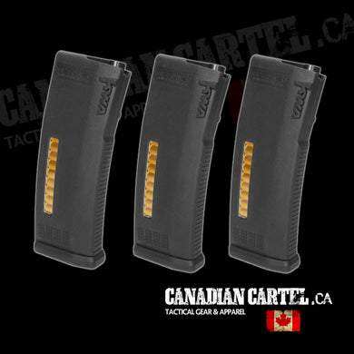 MS120c Adjustable ERG/AEG2.5/AEG3 Mid-Cap Magazines- 3 Pack