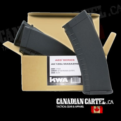 AK AEG 3 AK120c (30/120) Mid Cap Magazine 3-Pack: Black