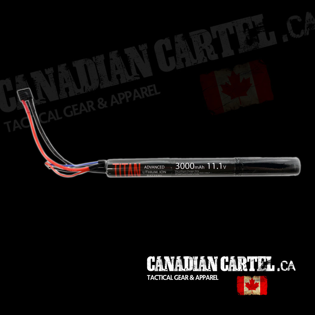 3000mAh 11.1v Stick T-Plug (Deans)